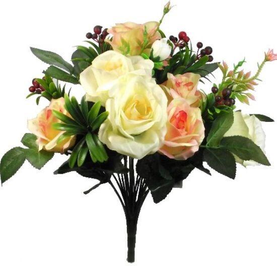 artificial rose bouquet flowers