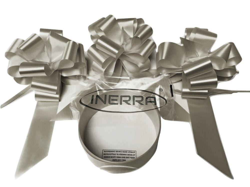 Cream INERRA® Wedding Car Decoration Kit Ready Made Bow & 7 Metres Ribbon 