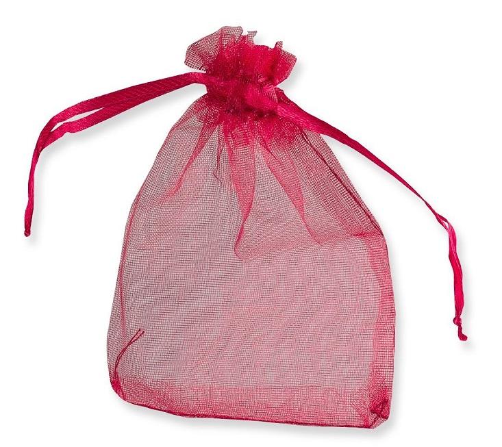 100 SMALL 7CM X 9CM LUXURY RED ORGANZA GIFT BAGS WEDDING FAVOUR SWEET BAGS UK