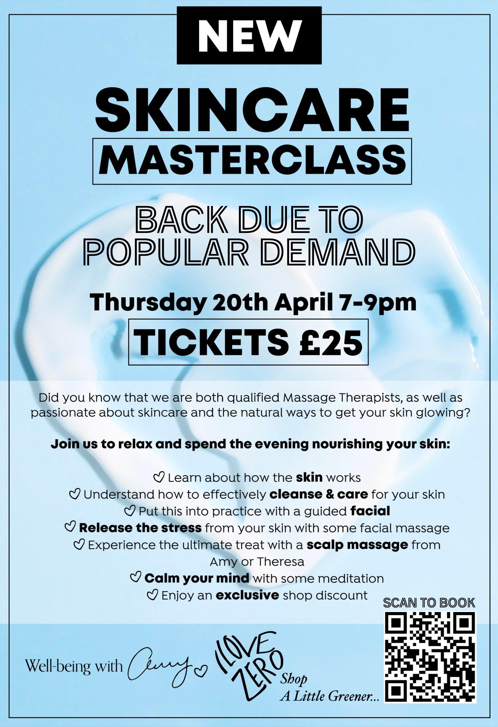 Skincare Masterclass 20th April 2023