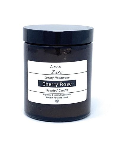 Cherry Rose Scented Rapeseed and Coconut Wax Candle - 180ml