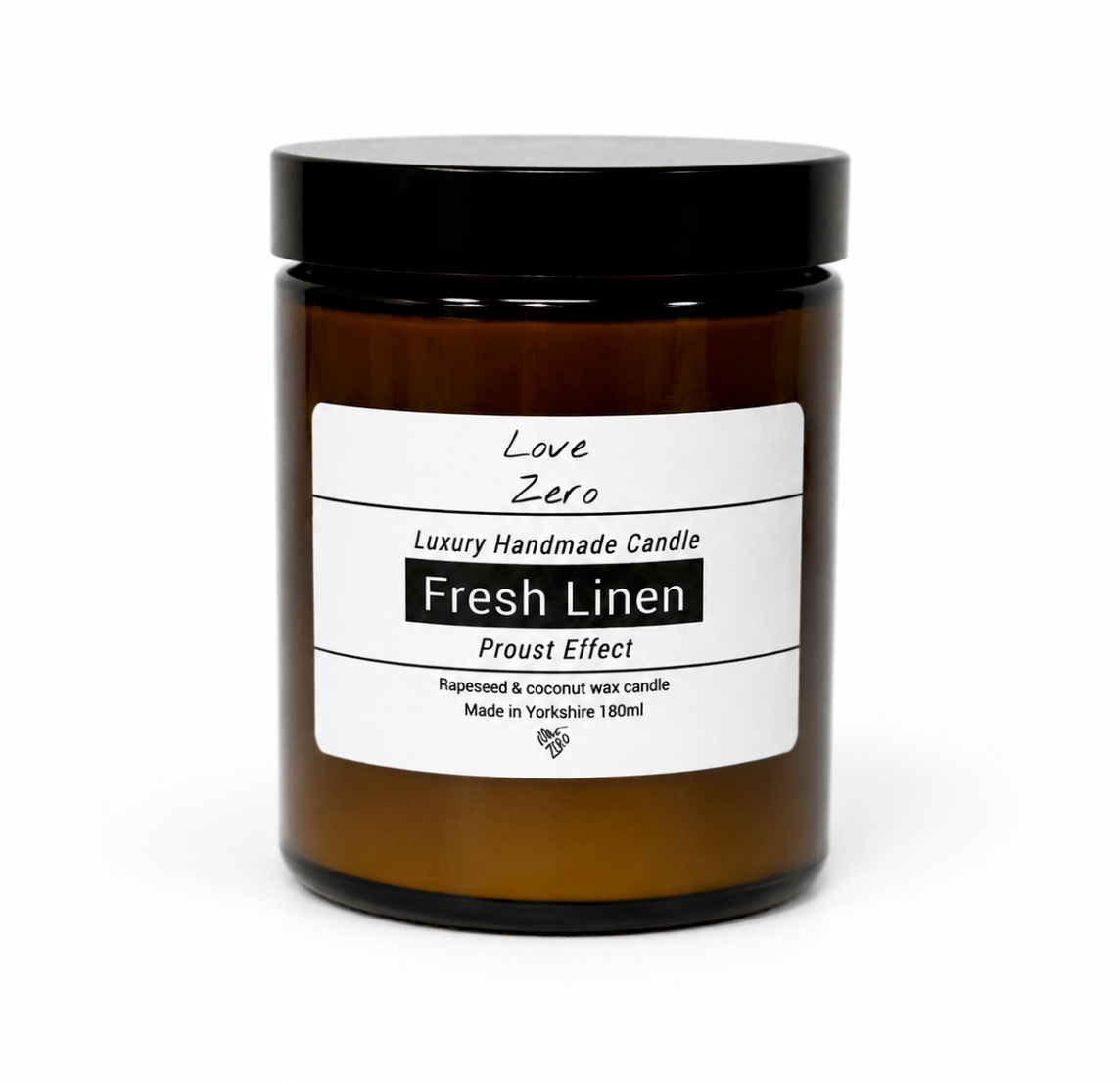 Fresh Linen Scented Rapeseed and Coconut Wax Candle - 180ml