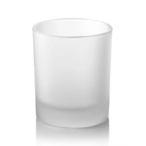 Refill Candle Jar In frosted Glass