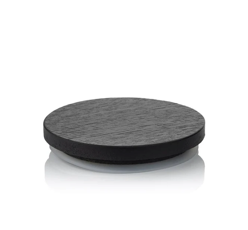 Black Ash Lid for Refillable Candle Jar - Glass 30cl