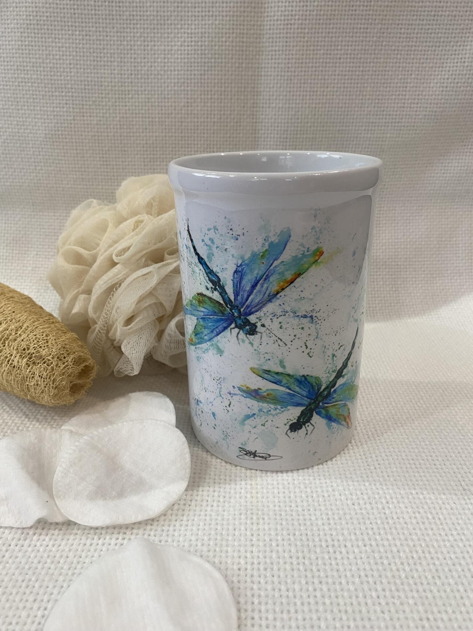 dragonfly toothbrush holder