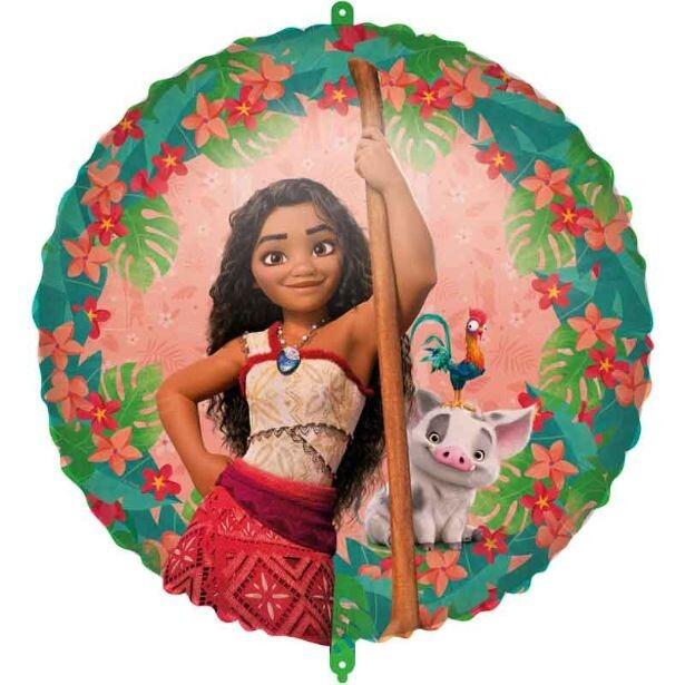An 18" Disney Moana 2 Sailing Spirit uninflated foil balloon