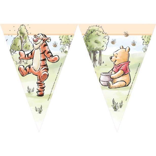 A 2.3 long Winnie the Pooh flag bunting banner