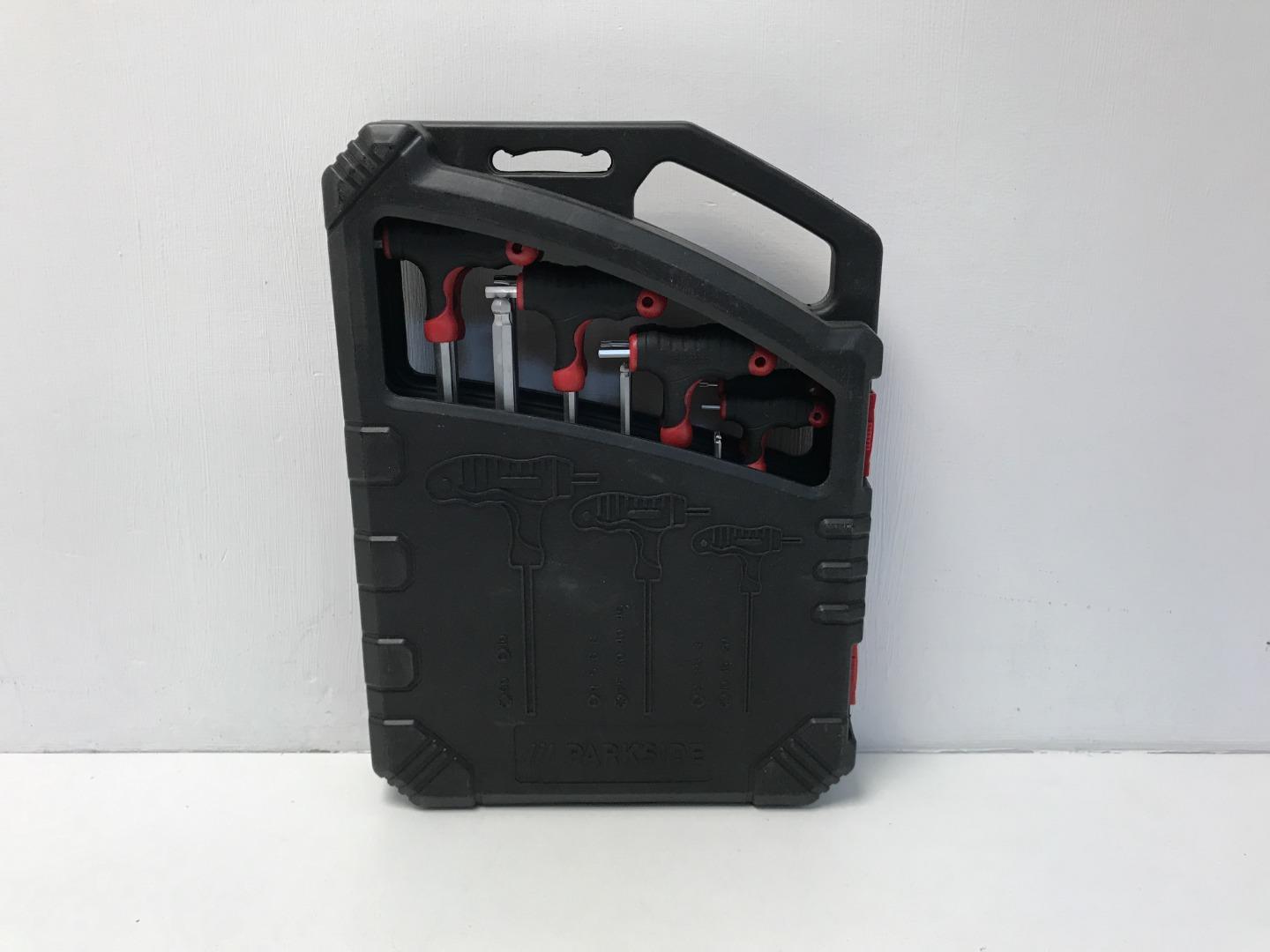 Parkside T Handle Hex and Star Key Set