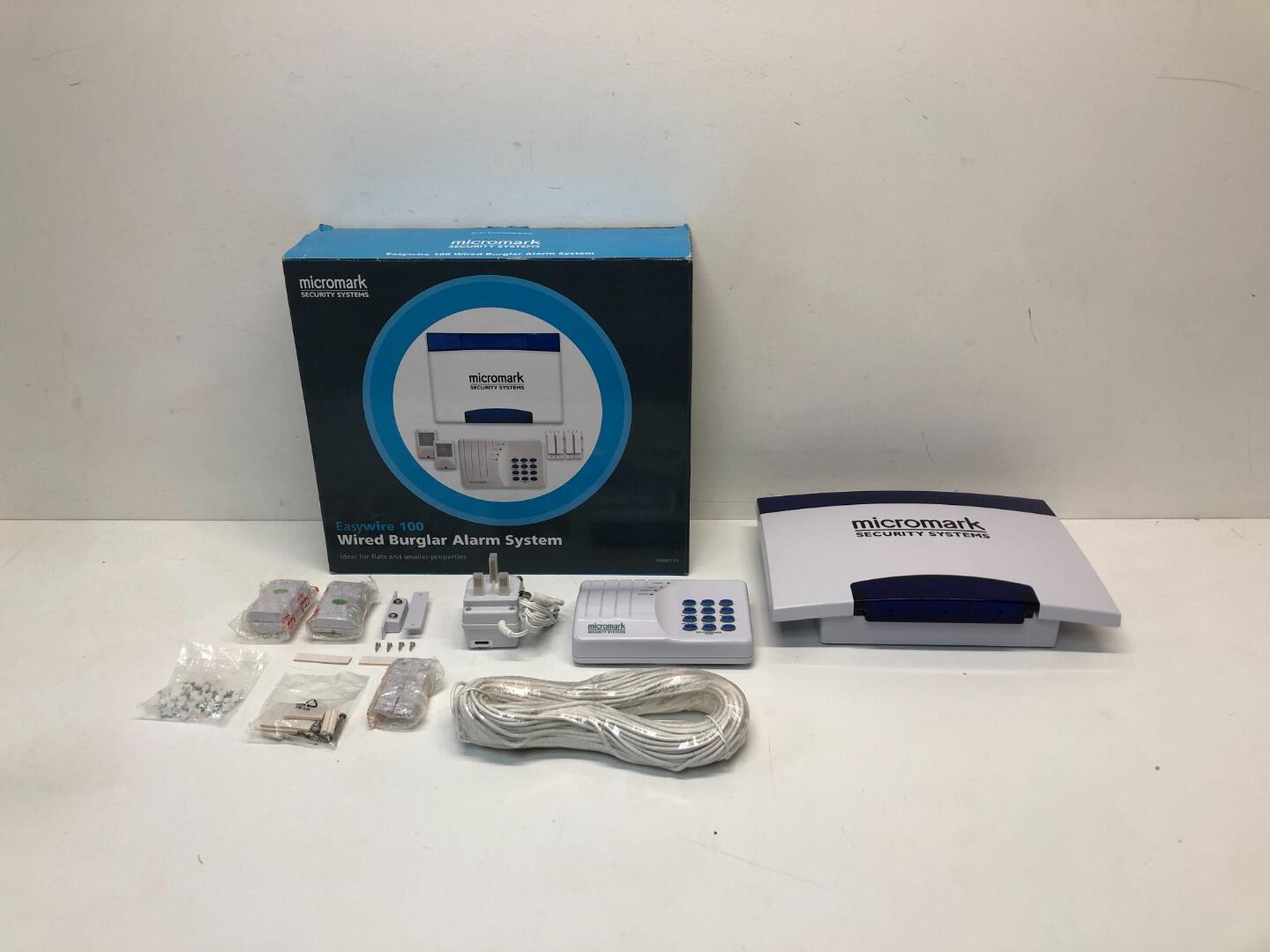 micromark wired burglar alarm system