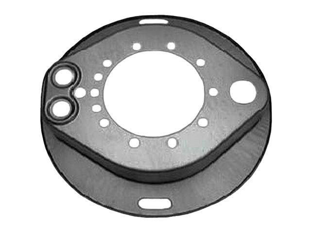 This is an image of Scania Brake Back Plate 1367309 1378432 2026070 278936 106192 HGV Truck Part