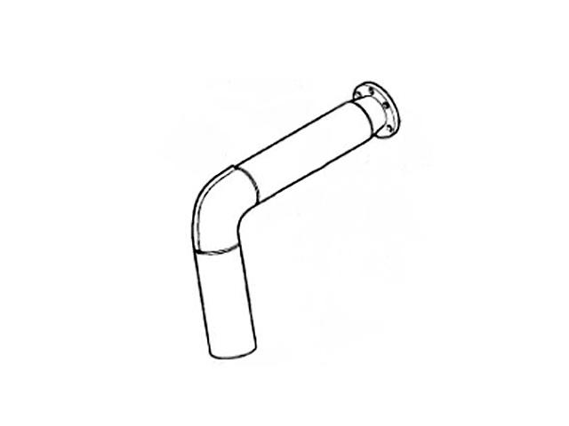 This is an image of Volvo Front Exhaust Pipe 3117271 3117271 230262 HGV Truck Part