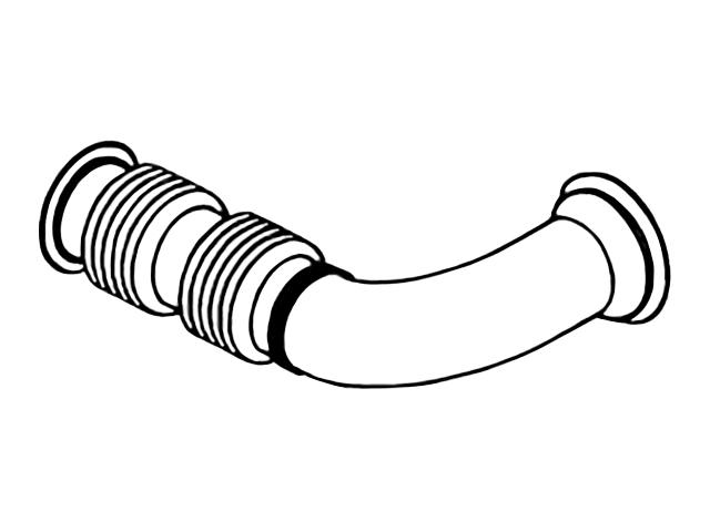 This is an image of Exhaust Pipe 1700281 530080 HGV Truck Part