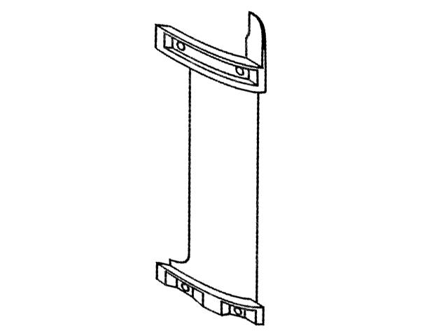 This is an image of Volvo Front Corner PaneR/H, Inner 1610783 209104 HGV Truck Part