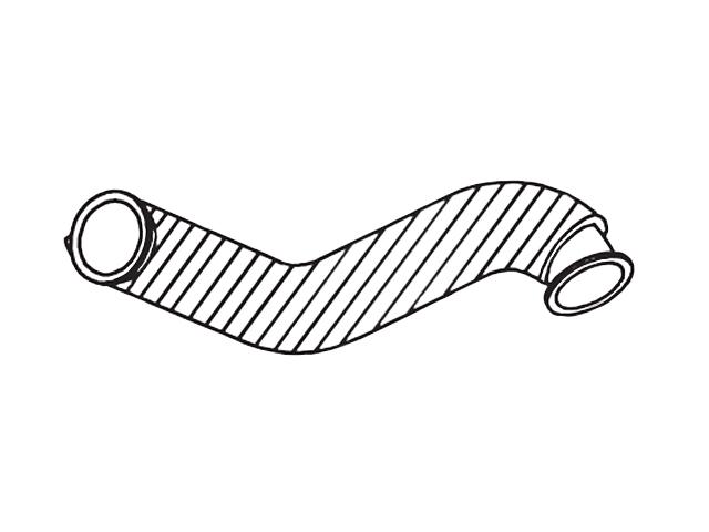 This is an image of Exhaust Flexy Pipe 1702167 1704990 530078 HGV Truck Part