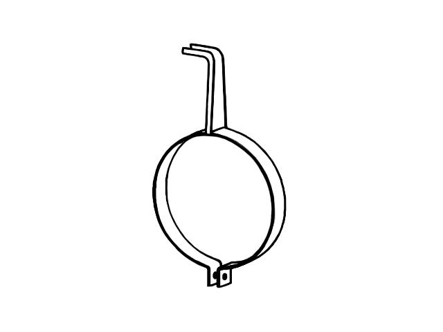 This is an image of Volvo Exhaust Clamp 1193485 1193485 230350 HGV Truck Part
