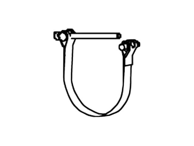 This is an image of Scania TaiPipe Bracket 1421511 1514959 130153 HGV Truck Part