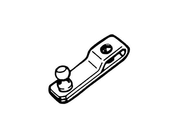 This is an image of Scania Exhaust Brake Lever 1337257 106205 HGV Truck Part