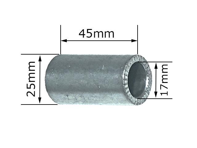 This is an image of Volvo Front Anti-RolBar Bush Sleeve 1588195 1625954 207037 HGV Truck Part