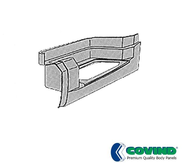 This is an image of Footstep Panel L/H White 1364798 1695228 1911154 509097 HGV Truck Part