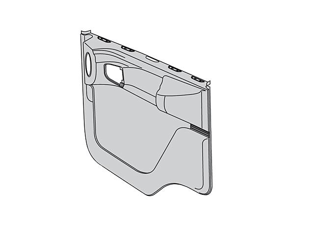 This is an image of Scania Door Card R/H 1346164 190064 HGV Truck Part