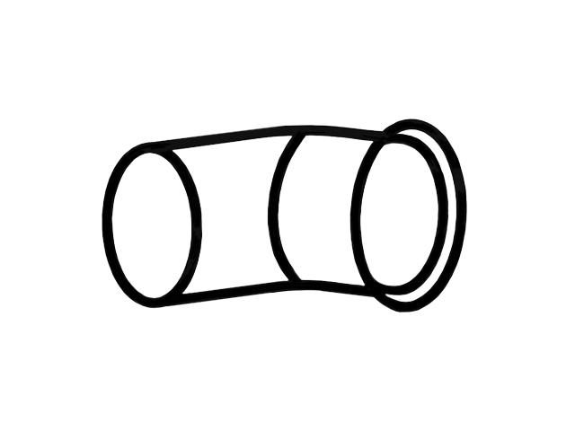 This is an image of Volvo Exhaust Elbow 9518002 9518002 230404 HGV Truck Part