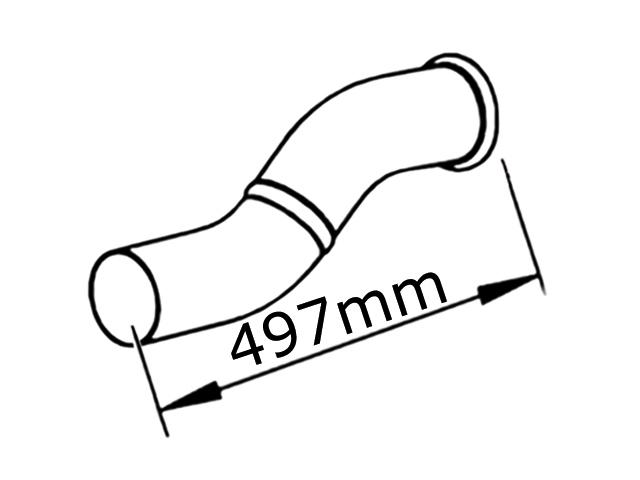 This is an image of Volvo Exhaust Front Pipe 3951227 230422 HGV Truck Part