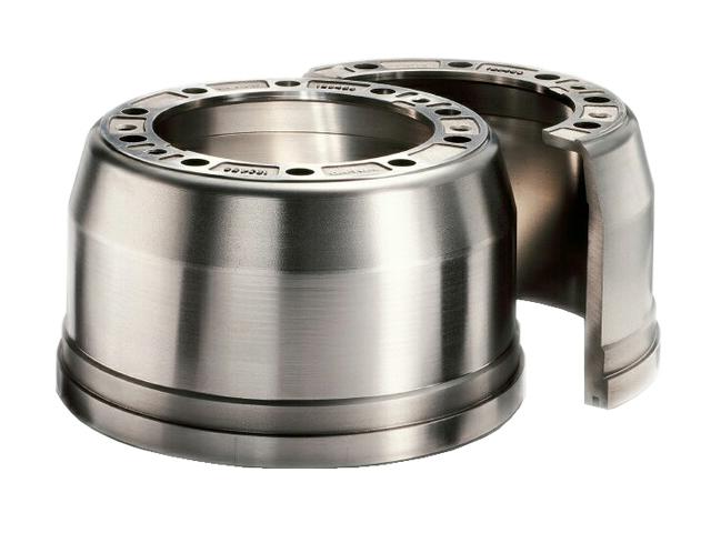 This is an image of Volvo Brake Drum Rear 225mm Z Cam 1075310 21094124 21451968 21508813 3171748 206085 HGV Truck Part