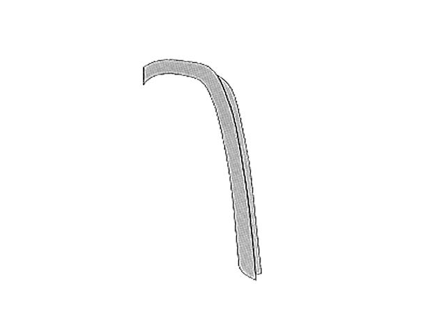 This is an image of Mudguard Trim R/H 1298528 509174 HGV Truck Part