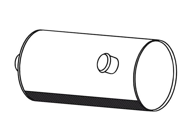 This is an image of Volvo Silencer 3027616 3027616 230308 HGV Truck Part