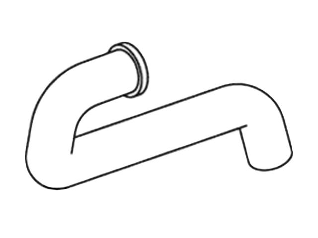 This is an image of Scania Exhaust Downpipe (84db) 1340024 103270 HGV Truck Part