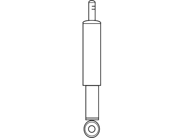 This is an image of Scania Shock Absorber, Front 1122612 1354966 107200 HGV Truck Part