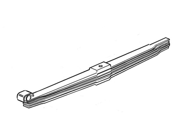 This is an image of Volvo Rear Spring 3 Leaf 3953793 207872 HGV Truck Part