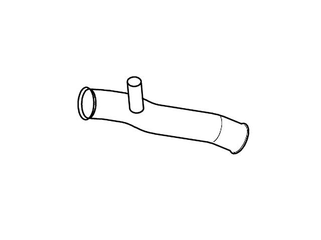 This is an image of Scania Exhaust Downpipe 475830 130108 HGV Truck Part