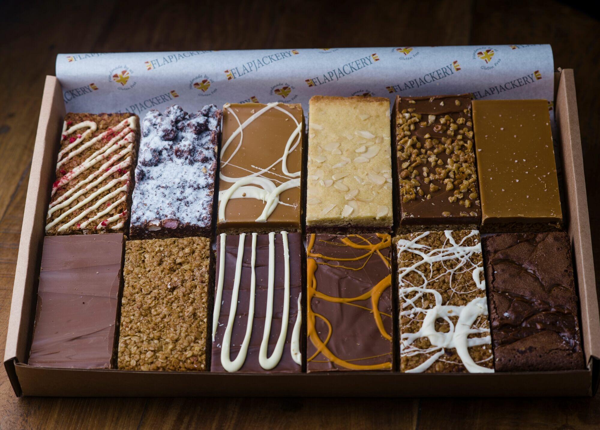 Birthday Selection Flapjack Box - 12 Giant Flapjacks