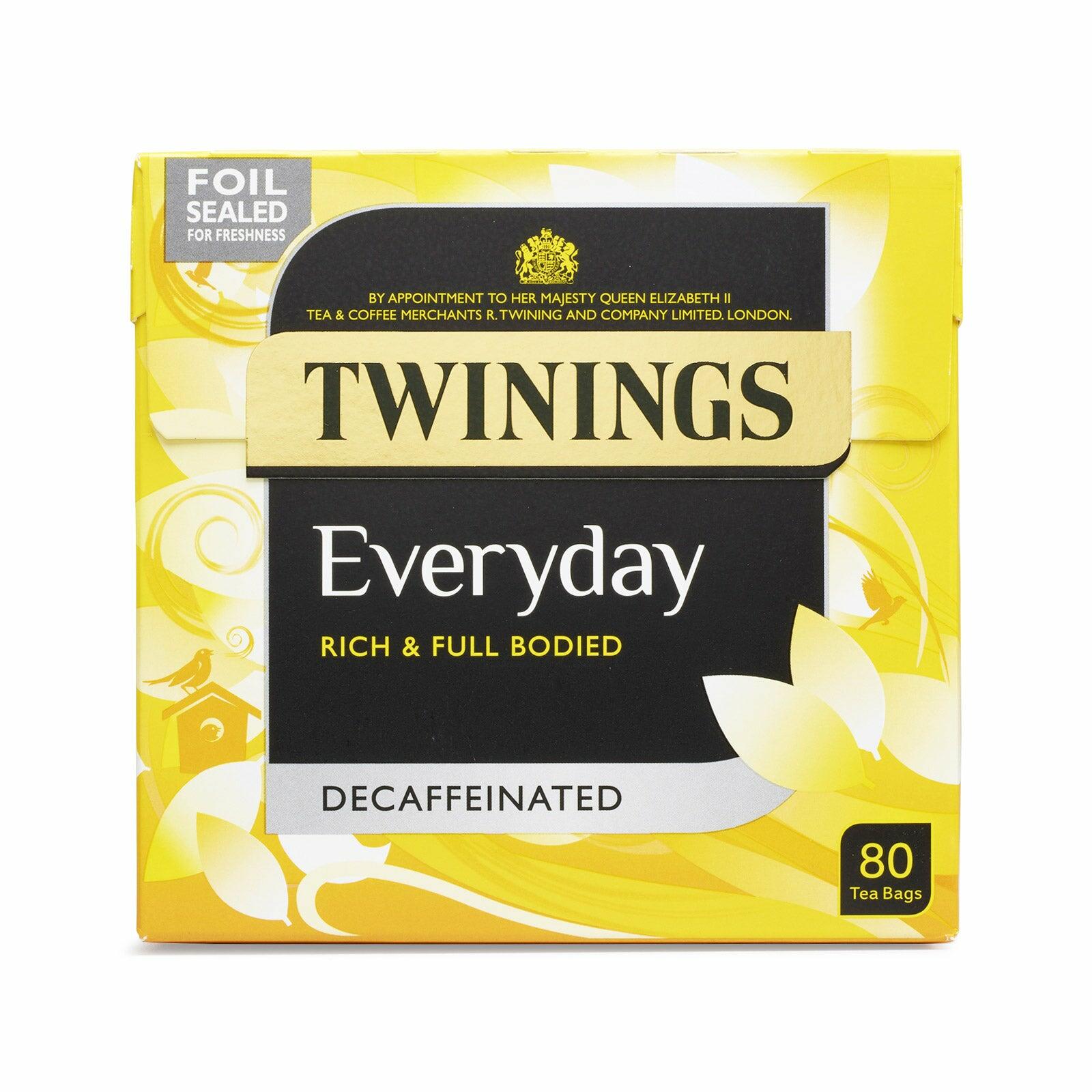 Twinings Everyday Tea - 80 Tea Bags - All Natural Ingredients - Fragrant Everyday Black Tea - Biodegradable Tea Bag