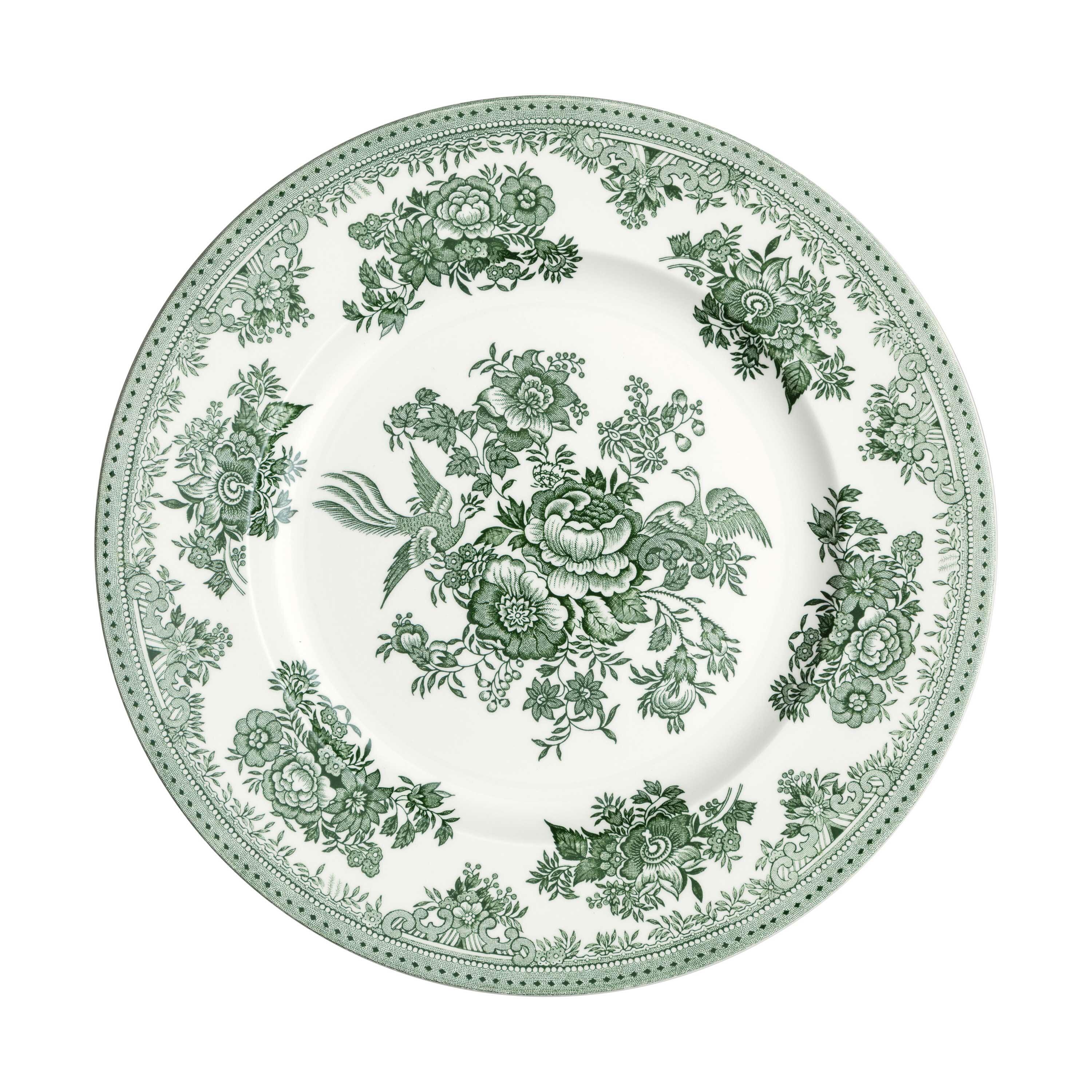 Green Asiatic Pheasants 25cm Plate Seconds
