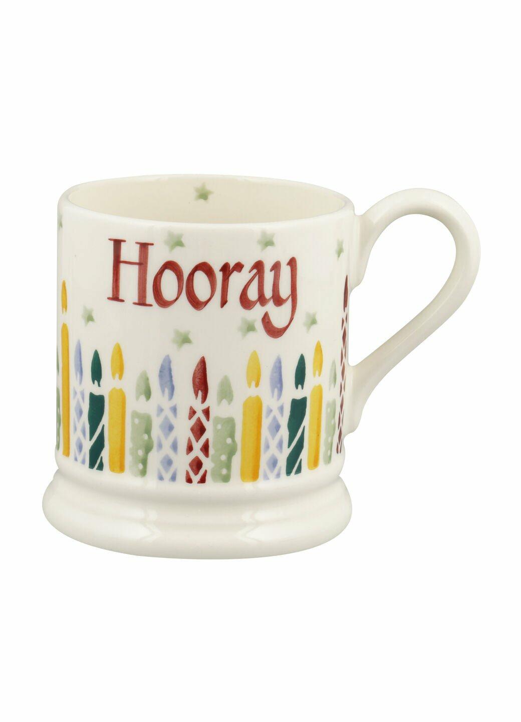 Personalised Polka Candles 1/2 Pint Mug - Customise Your Own Pottery