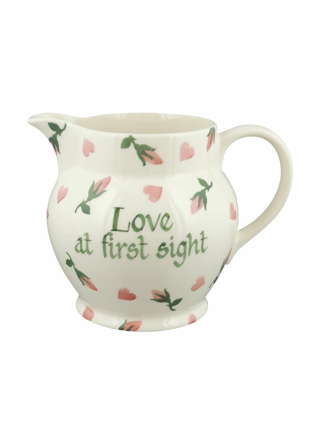 Personalised Little Rose Bud 3 Pint Jug - Customise Your Own Pottery