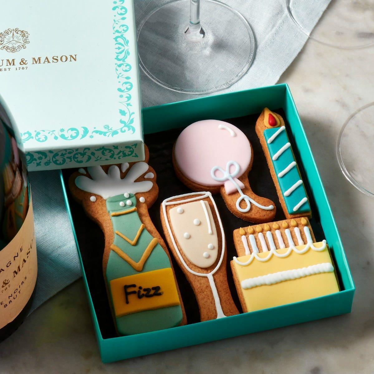 Celebration Iced Biscuits, 95g, Sparkling Wine, Fortnum & Mason