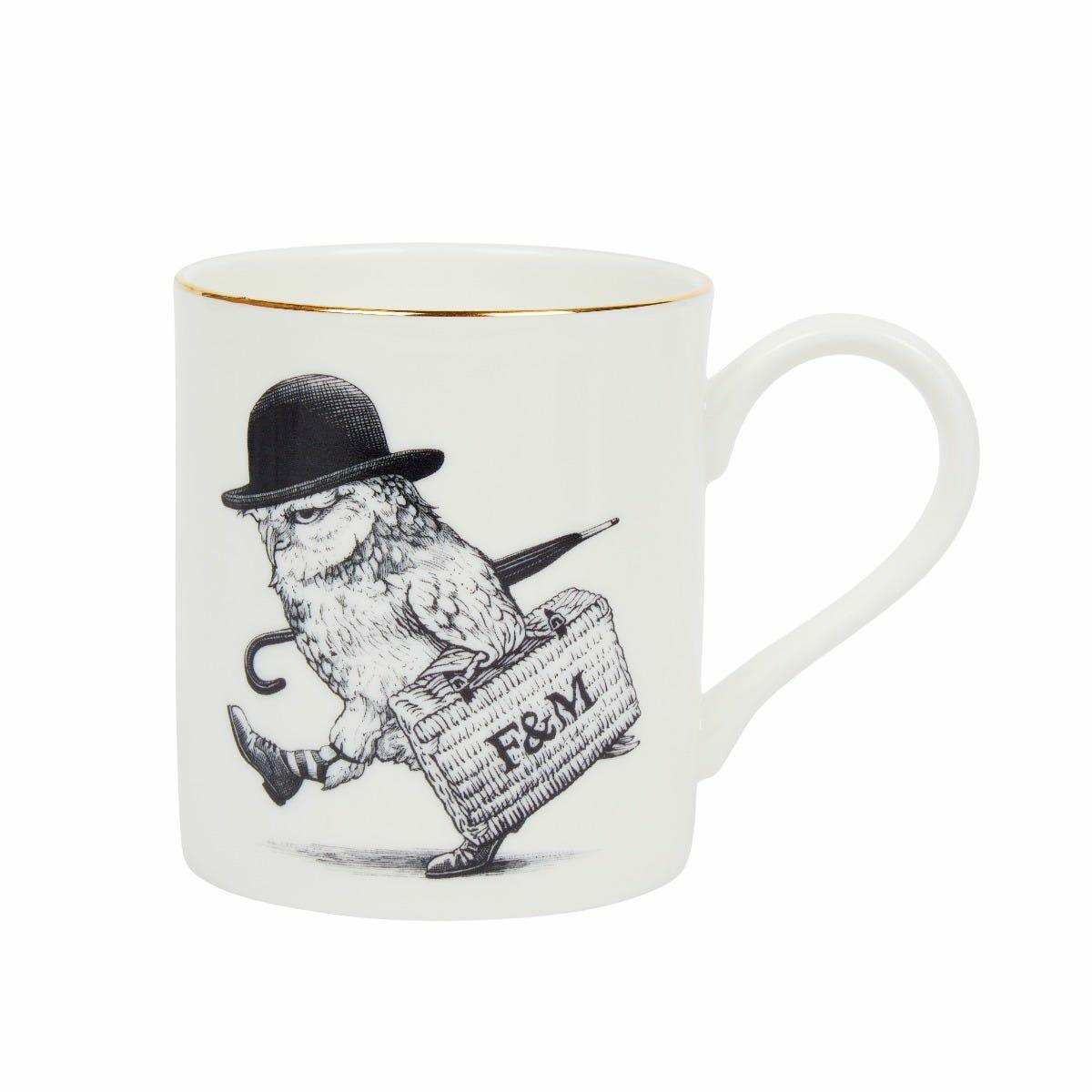 Hamper Oscar Owl Mug, Fine Bone China, Teas, Rory Dobner