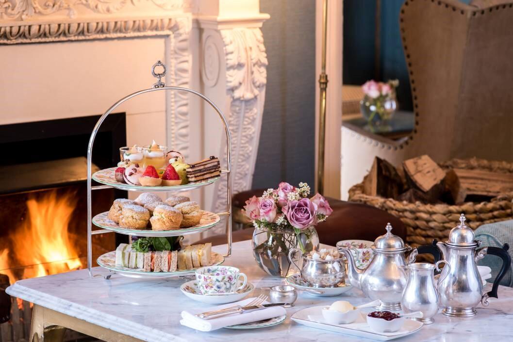 Afternoon Tea with Champagne for Two at Summer Lodge Country House Hotel