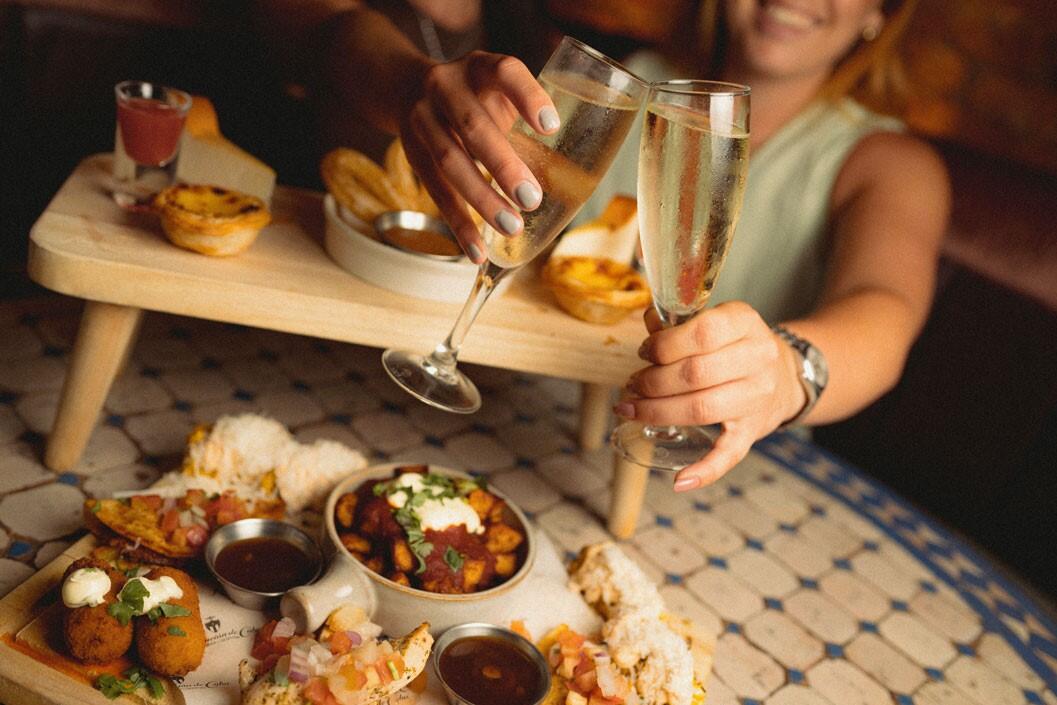 Afternoon Tea with a Cocktail or Glass of Prosecco for Two at Revolución de Cuba