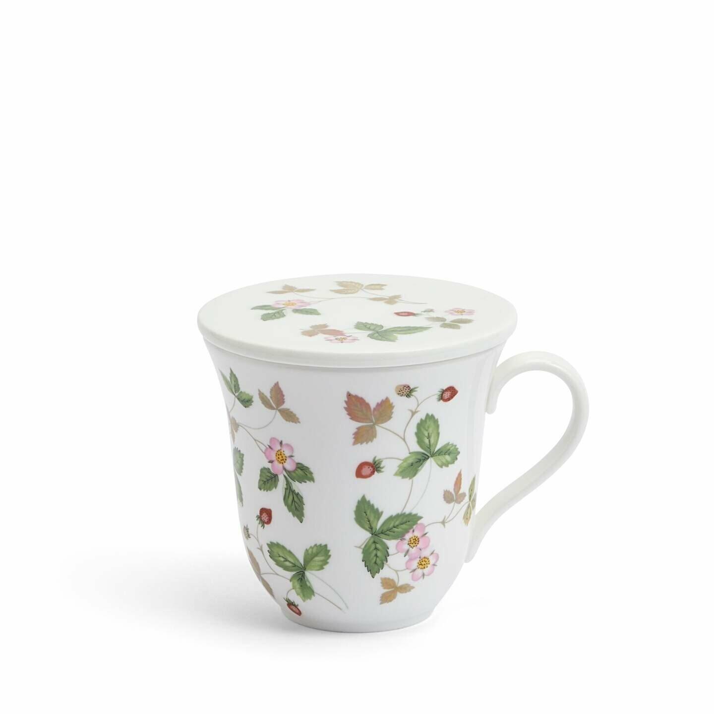 Wedgwood Wild Strawberry Lidded Mug