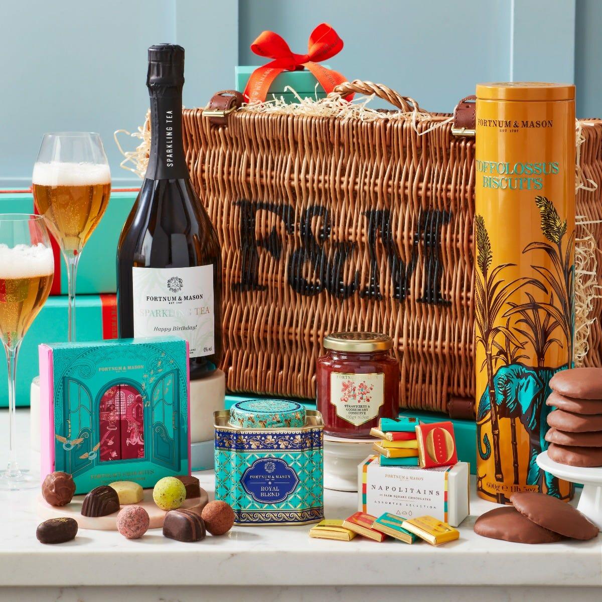 The Many Happy Returns Hamper, Biscuits, Chocolates, Fortnum & Mason