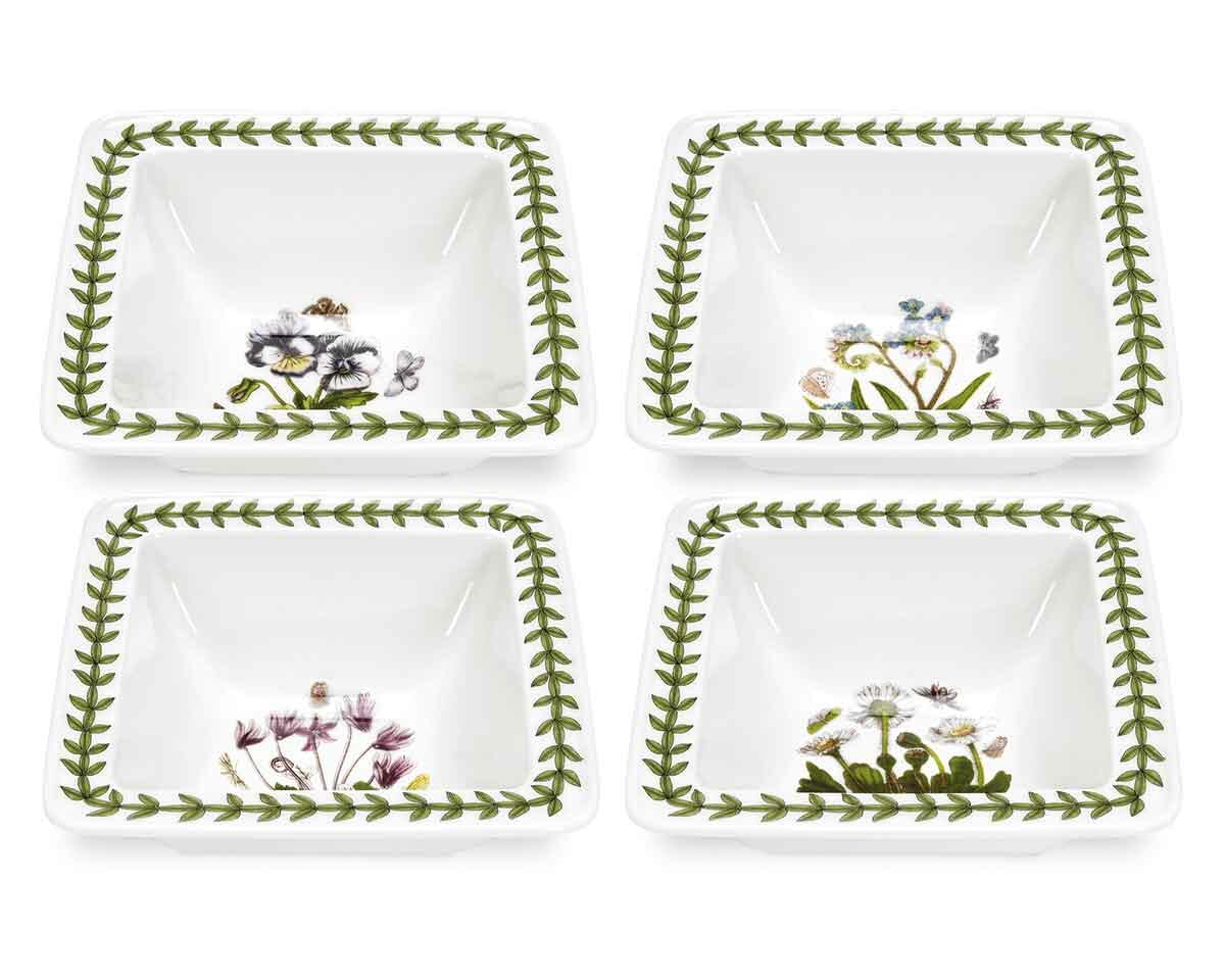 Botanic Garden Set of 4, 4 Inch Mini Bowls