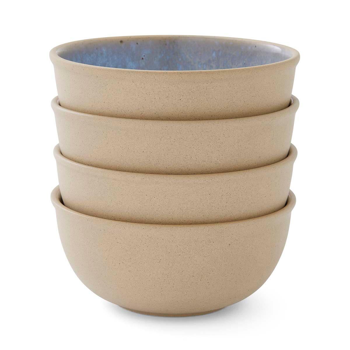 Portmeirion Minerals set of 4, 5.5 Inch Bowls, Aquamarine