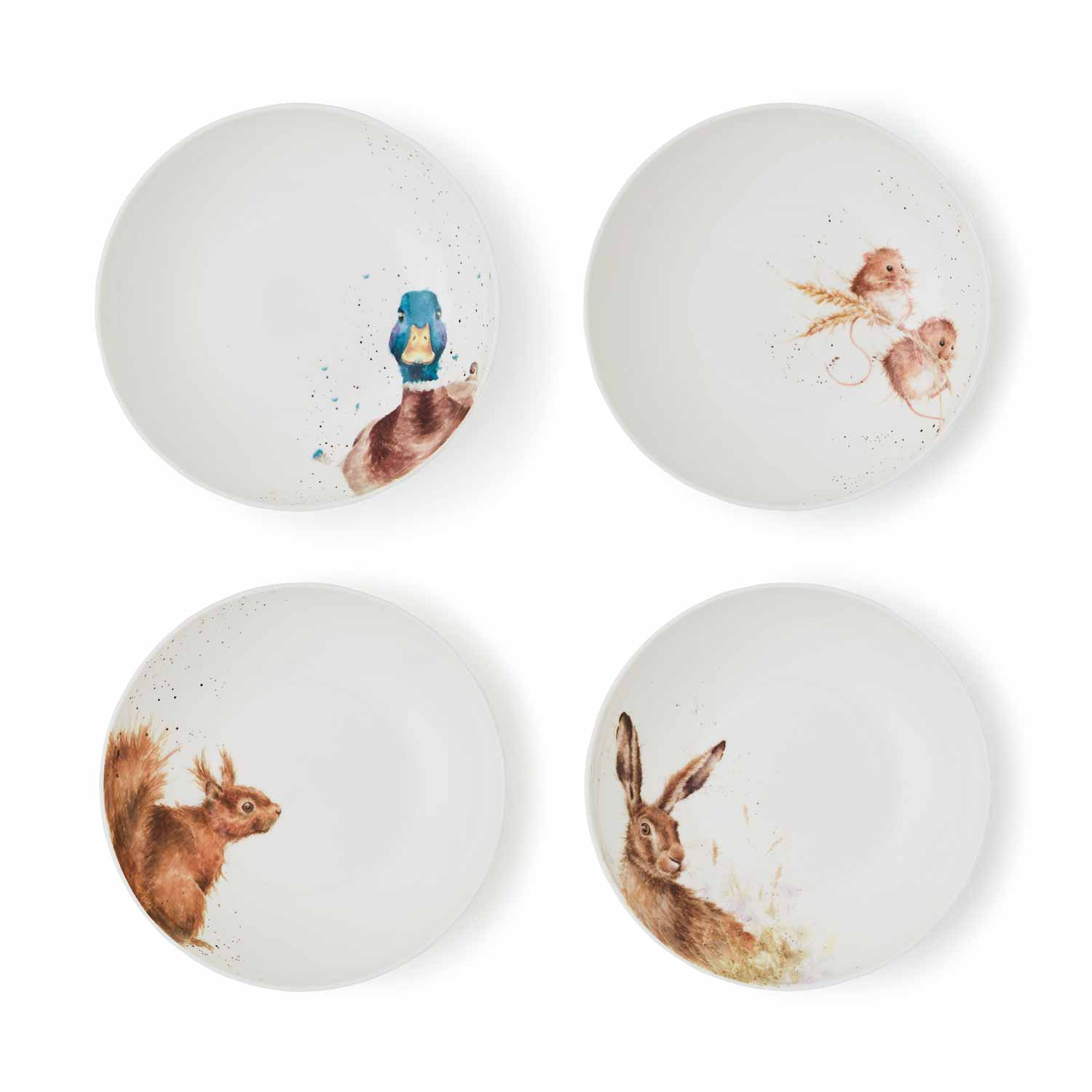 Wrendale Designs Set of 4 Pasta Bowls