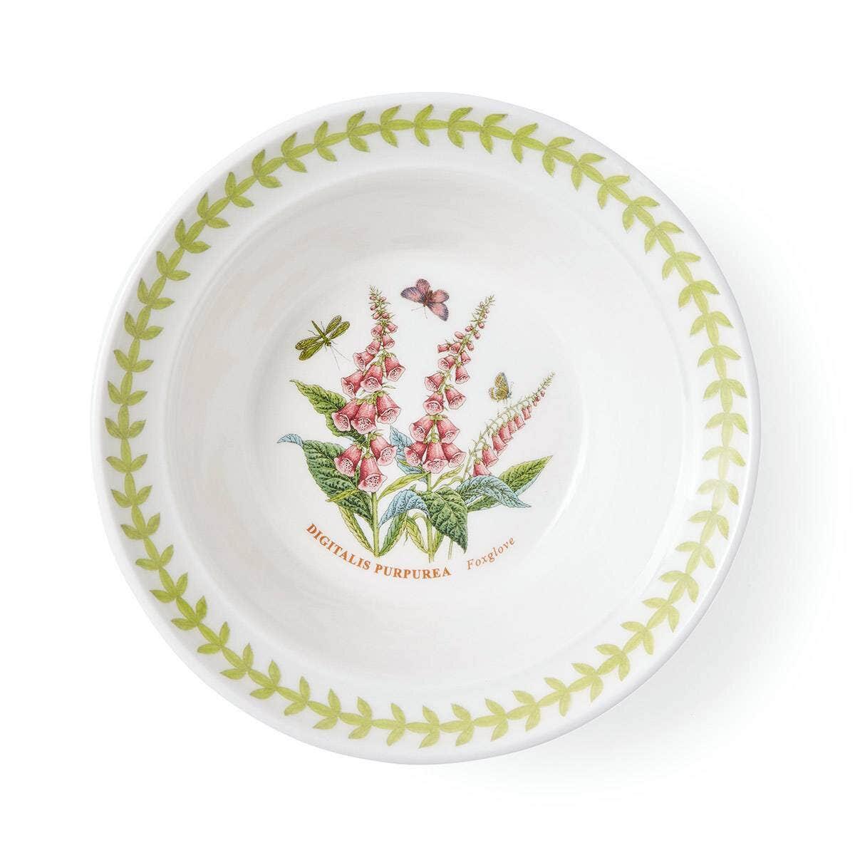 Botanic Garden Meadow Oatmeal Bowl, Foxglove