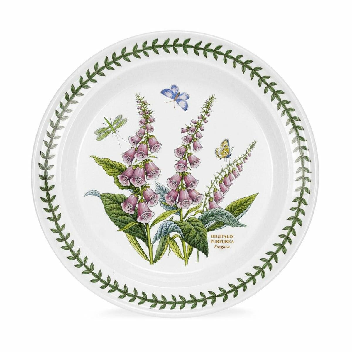 Seconds Portmeirion Botanic Garden 10 Inch Plate - Foxglove