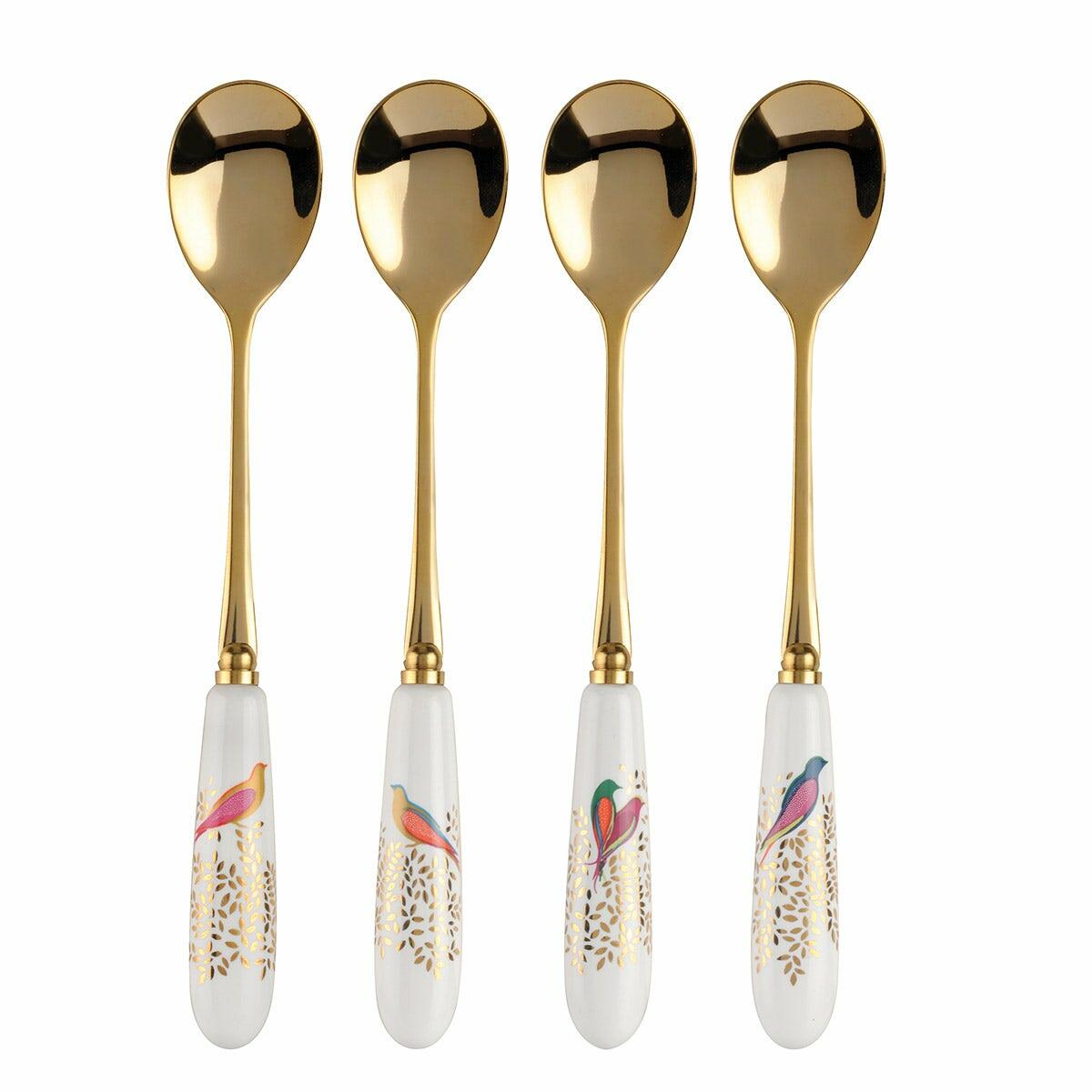 Sara Miller Chelsea Set of 4 Tea Spoons
